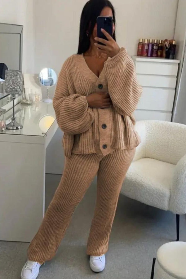 4 Buttons Loungewear Set