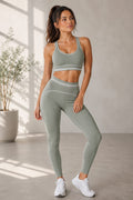Gym Bra Set with Piping