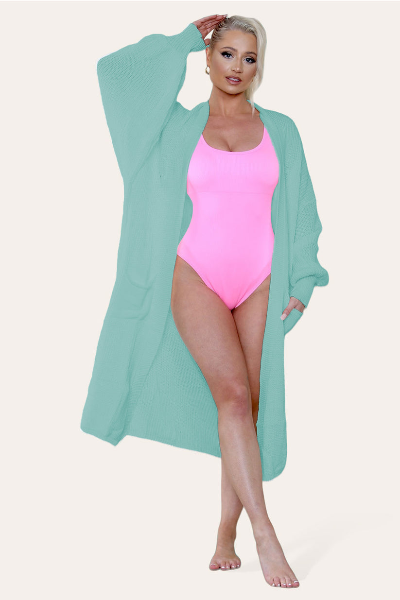 Ladies Balloon Sleeve Cardigan