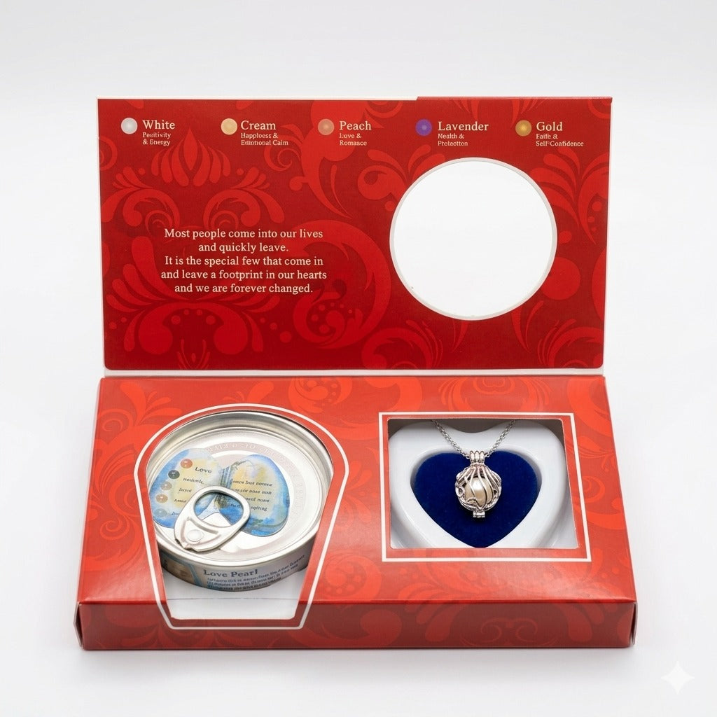 Pack of 2 Wish Necklace Sets – Red & Blue