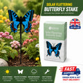Rowan Solar Fluttering Butterfly Stake – Weather Resistant Garden Decoration