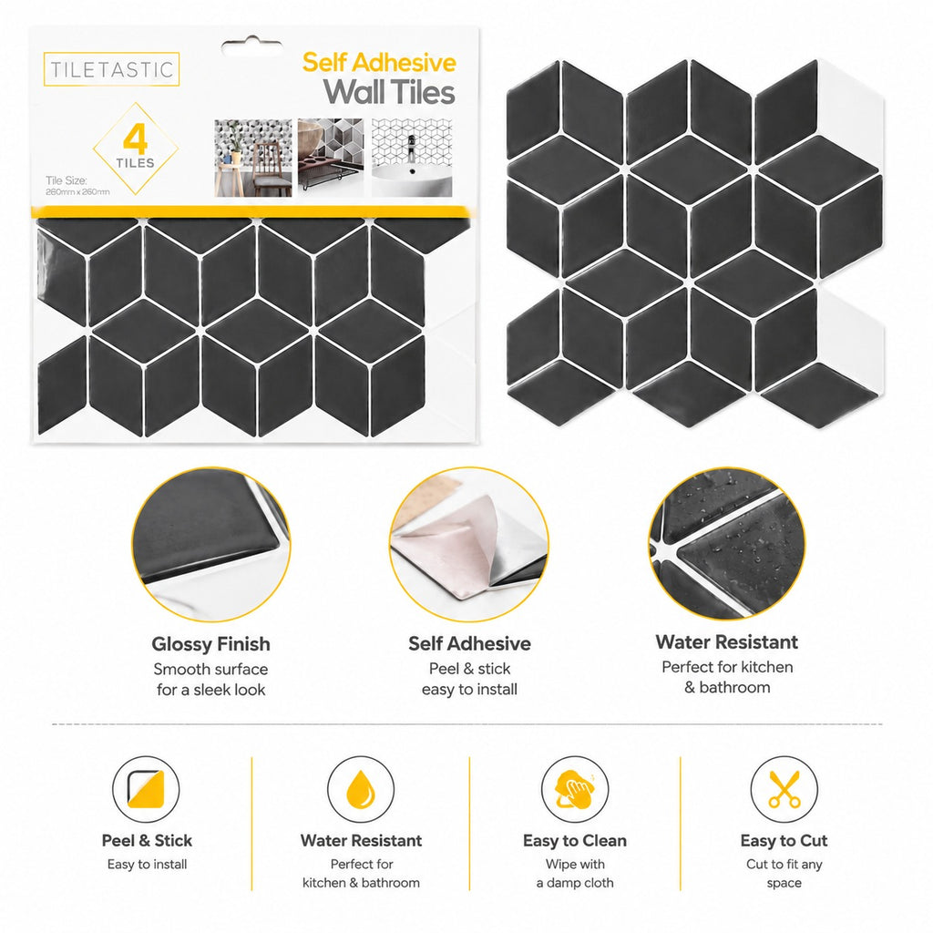 Self Adhesive Wall Tiles – Stylish Peel & Stick Tiles for Easy Installation