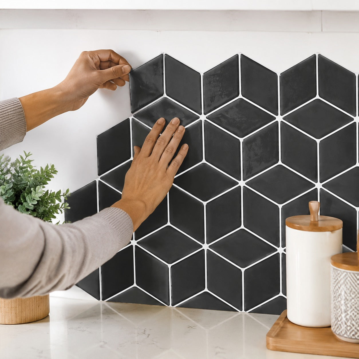 Self Adhesive Wall Tiles – Stylish Peel & Stick Tiles for Easy Installation