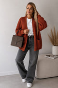 Crop Balloon Pocket Cardigan