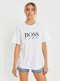 Ladies Boss Lady Oversized T Shirt
