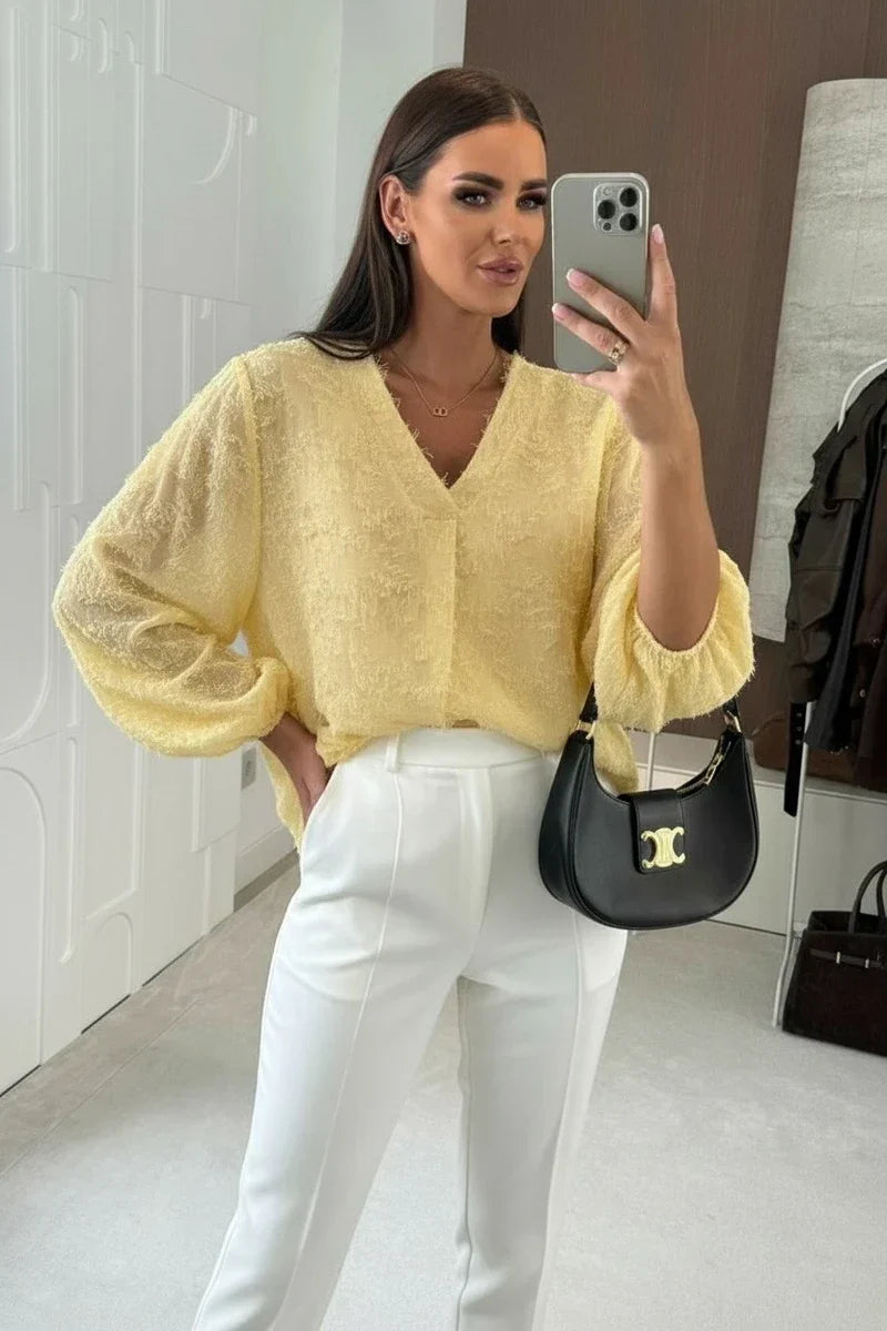 Fluffy textured shirt