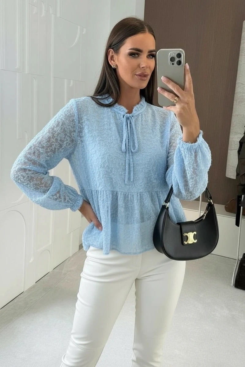 Fluffy textured shirt