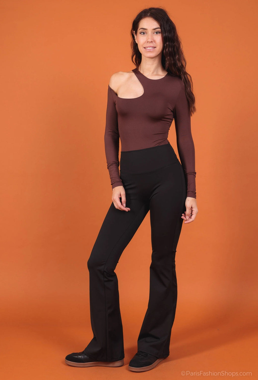 Asymmetric One-Shoulder Bodysuit