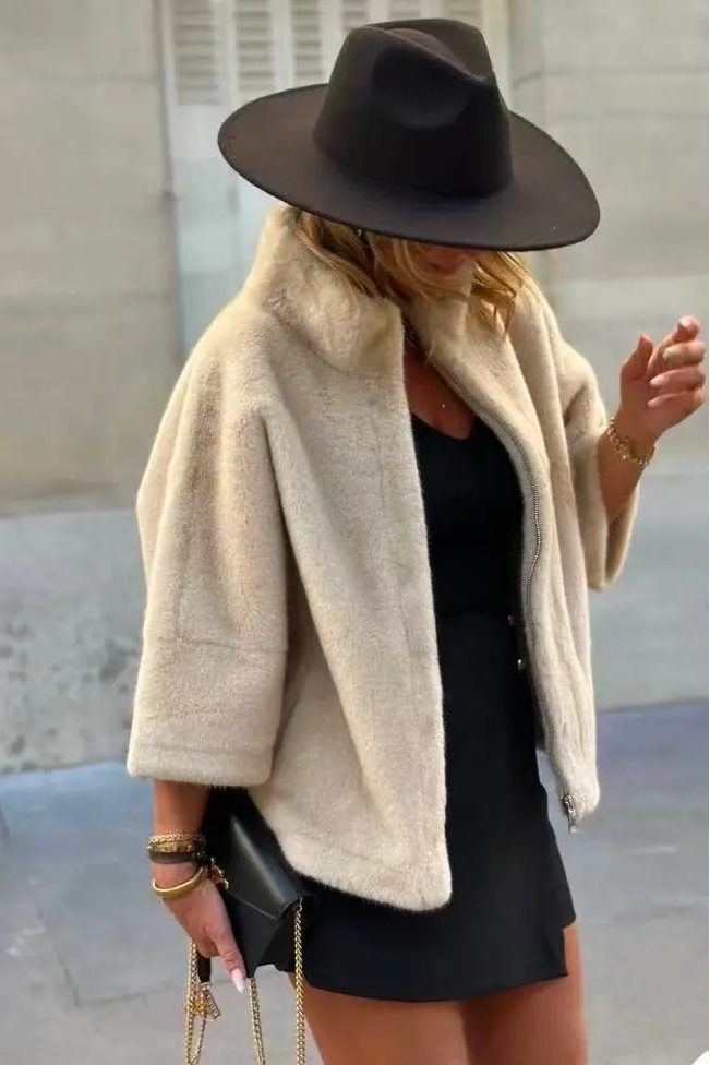 Faux Fur Cape – Premium Edition