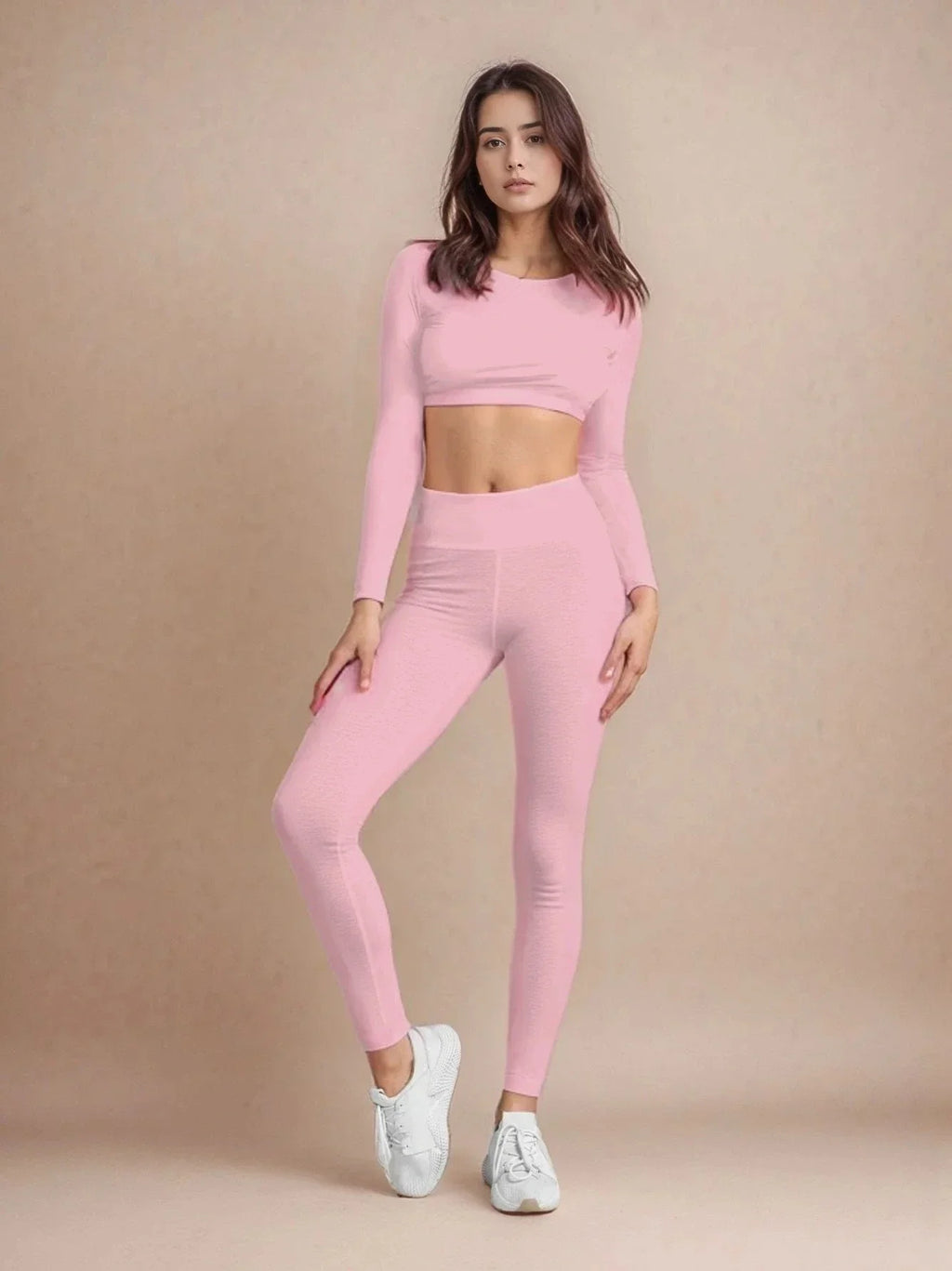 High-waisted seamless shaping leggings for women