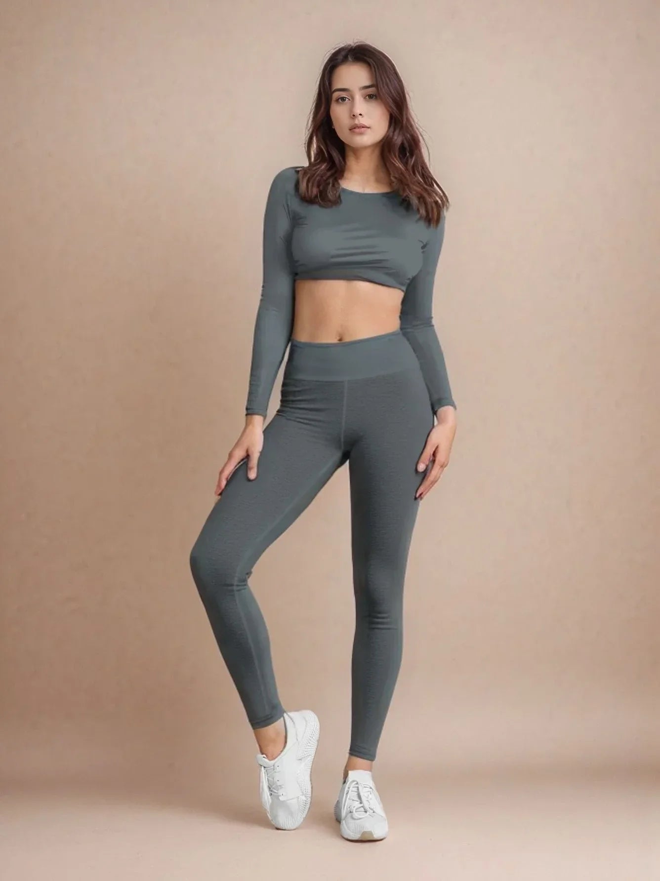 High-waisted seamless shaping leggings for women