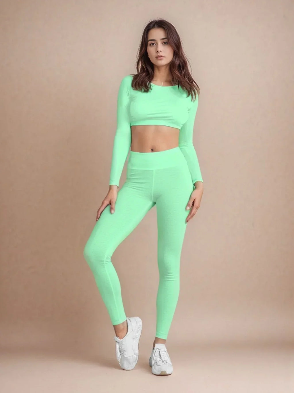 High-waisted seamless shaping leggings for women