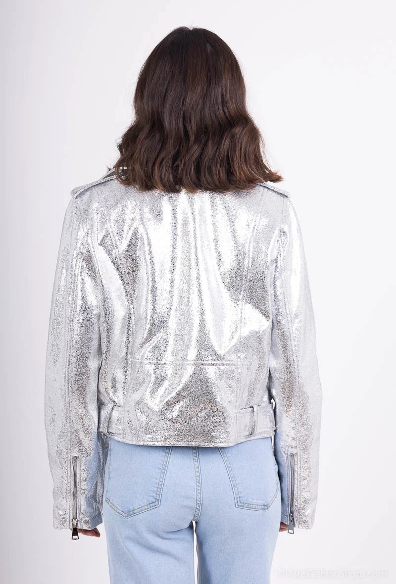 Faux leather jacket venil